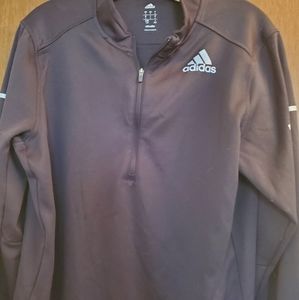 Adidas black quarter zip
